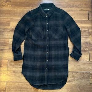 DEX Flannel Shacket Sz Medium